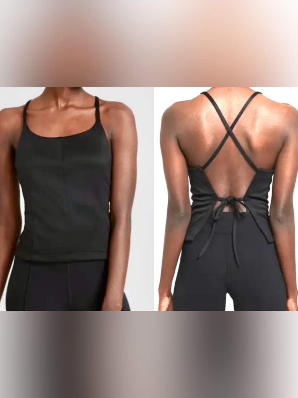 NIKE Icon Clash Tie Back Tank Top / XS